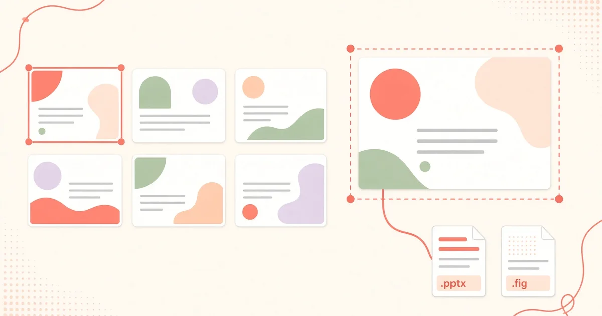 Korean templates and free PPTX, or outline → style → Figma handoff: MiriCanvas vs Snapdeck